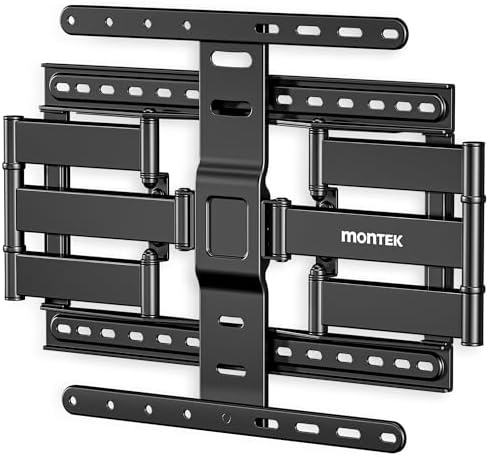monTEK 1.1-Inch Ultra Slim Full Motion TV Wall Mount for 37-75 Inch TVs