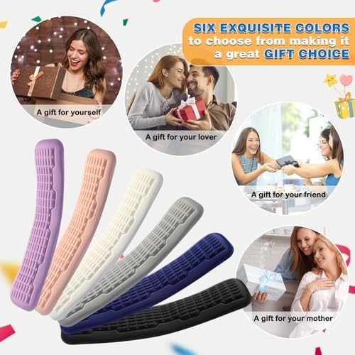 UnivoColors Full-Sized Keyboard & Mouse Wrist Rest Set-Ergonomic 3.0 Upgrade,Wave Curve Support,Comfortable Support & Fatigue Relief,Non-Slip Base,Perfect for Work & Gaming(Grey)