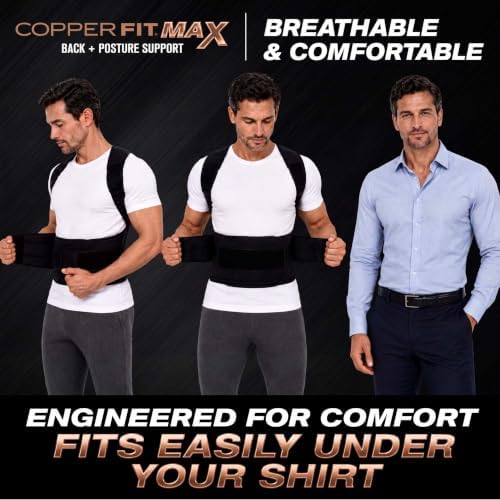 Copper Fit Max Back Posture Support (Small/Medium)