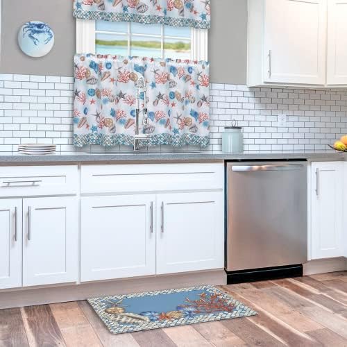 Anti-Fatigue Floor Comfort Mat, 18 x 30 in, Coastal, Waterproof, Non-Slip
