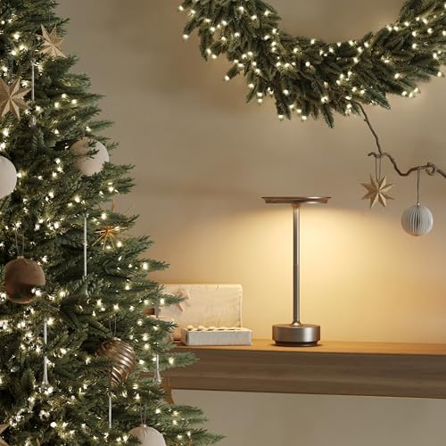 Cordless Table Lamp Set of 2,USB-C Battery-Operated Table Lights