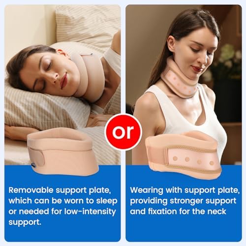 Velpeau Dual-purpose Neck Brace for Neck Pain and Support, Sleep Apnea L