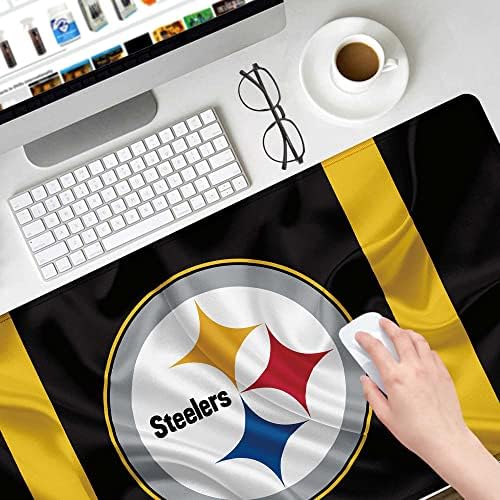 XXL Professional Gaming Mouse Pad, Large Computer Keyboard Mouse Mat Desk Pad with Non-Slip Base and Stitched Edge for Home Office Gaming Work, 31.5x15.7in Extended Mouse Pad Desk Accessories