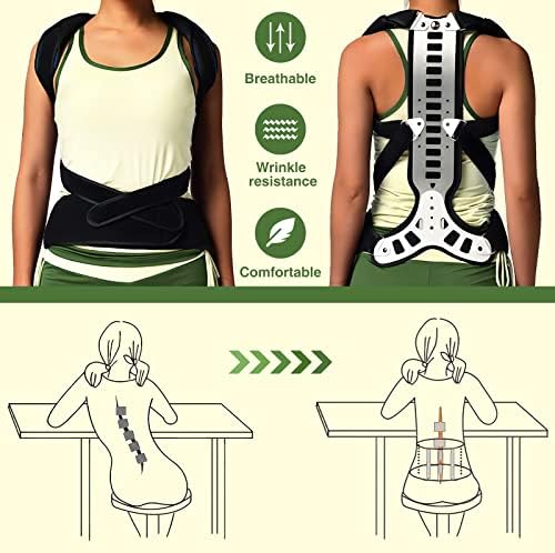 Posture Corrector Back Support Brace for Men & Women, Adjustable Fit