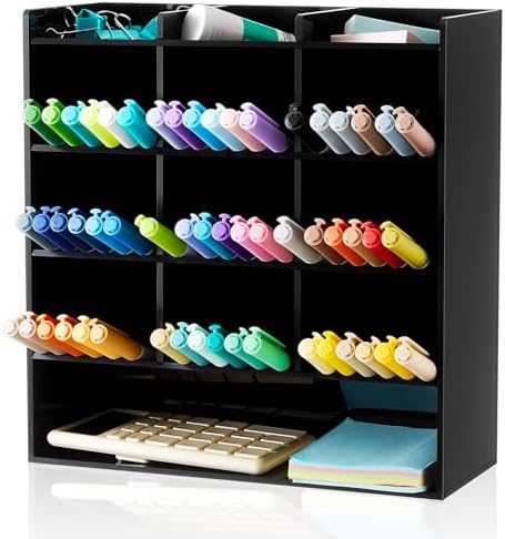 MotiMind Acrylic Pen and Marker Organizer for 150 Markers