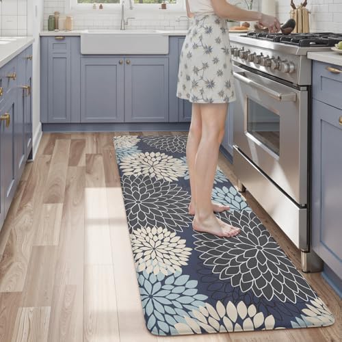 KIMODE Anti Fatigue Kitchen Mats for Floor Cushioned Kitchen Runner Rugs