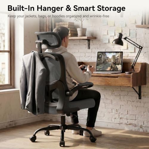 AreShark Ergonomic Office Chair, Desk Chair with Adjustable Lumbar Support