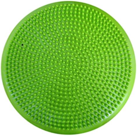 AppleRound Inflated Wobble Cushion with Hand Pump, Air Stability Board (Extra Thick), Core Balance Disc for Adults, Sensory Wiggle Seat for Kids, Flexible Seating for All Age, 13.5in / 34cm Diameter