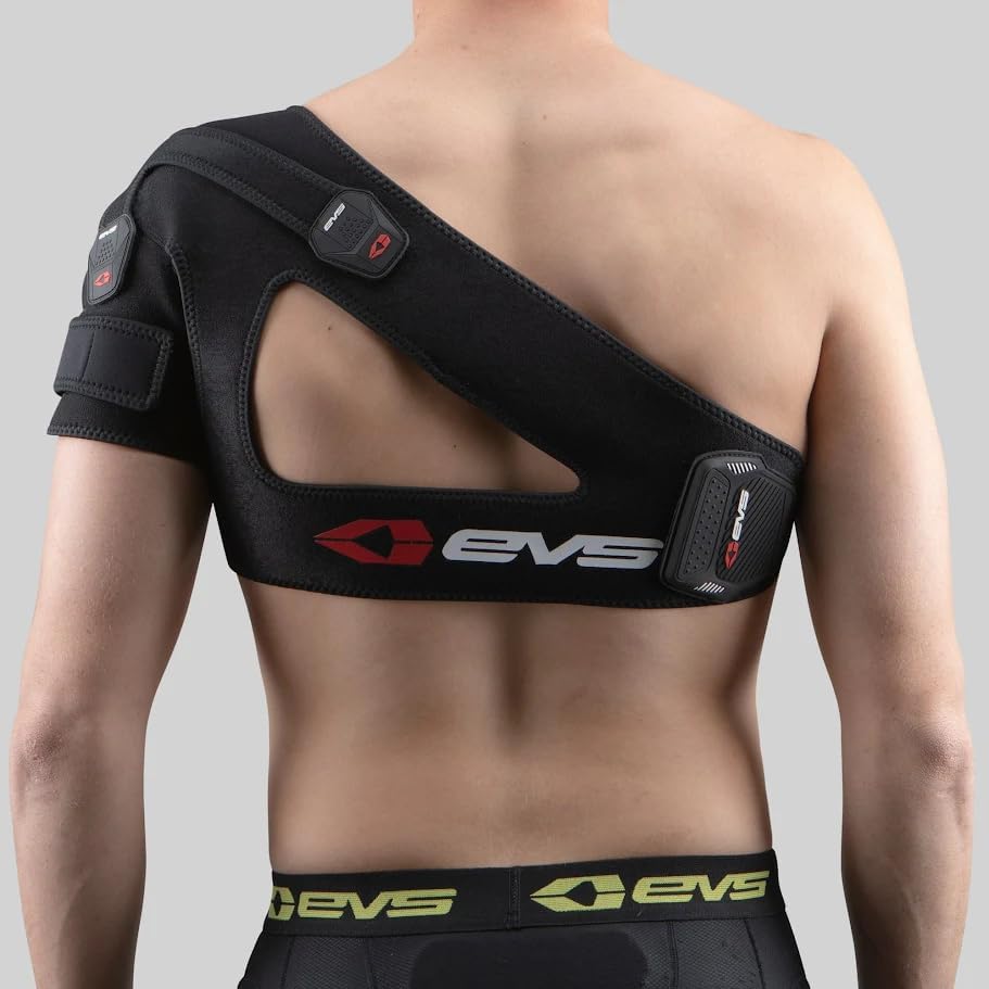 EVS SB03 Shoulder Brace, Compression Fit, Medical Grade, w/ X-Strap, S