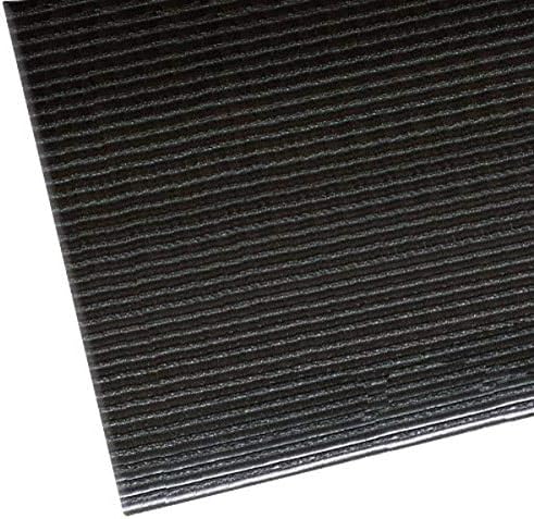 NoTrax 406 Razorback™ Ribbed Anti-Fatigue Mat, 3' X 60' Black