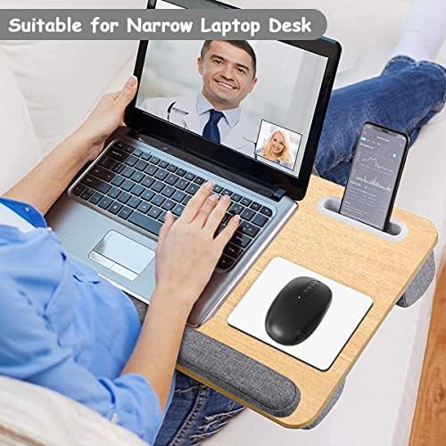 Dapesuom Small Mouse Pad, 5 x 6 Inch Thick Rubber Premium-Textured Non-Slip Portable & Washable Mini Mouse Mat for Women Men Wireless Laptops Keyboard Tray Gaming Work Computer Office Travel, White