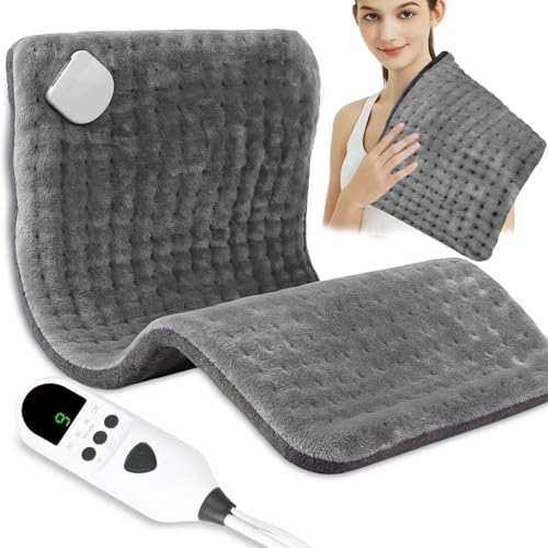 Heating Pad for Back, 12"×24" Electric Heating pad for Women, Men