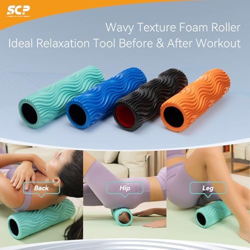 SUBCULTUREPICK 15" Foam Roller - Medium Density Deep Tissue Muscle Massage
