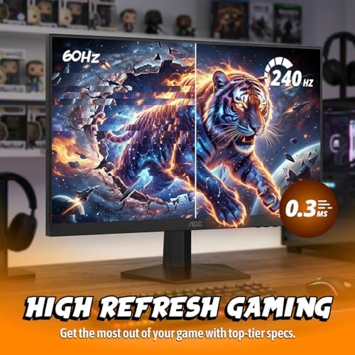 AOC 27" Gaming Monitor QHD 260Hz Overclocked IPS NVIDIA G-SYNC Q27G41ZE
