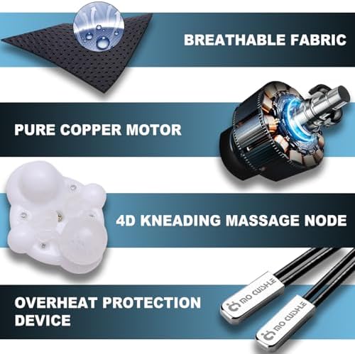 Mo Cuishle Shiatsu Back Shoulder and Neck Massager with Heat, Gifts for Mom