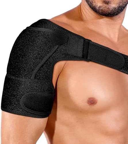 Shoulder Brace for Men and Women,Adjustable Shoulder Compression Sleeve