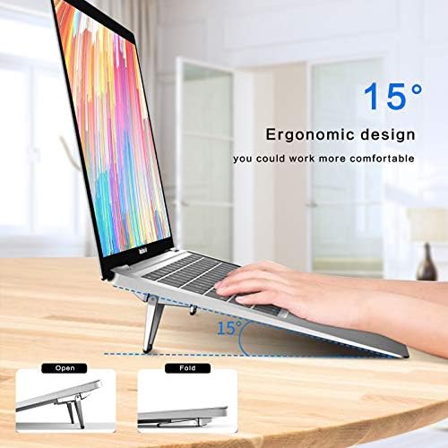 Laptop Stand Portable,Mini Invisible Laptop keyboard Riser for 12-20"Laptop