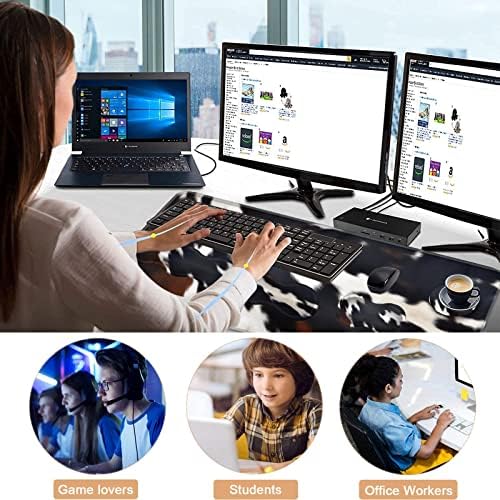 Keyboard Wrist Rest and Mouse Pad with Wrist Support Set Ergonomic Coaster,Memory Foam,Easy Typing Pain Relief,Large XL Desk Mat 31.5"x 11.8",Cute Cowhide Brown Black Cow