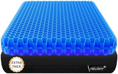 2" Extra Thick Gel Seat Cushion for Long Sitting Pressure Relief