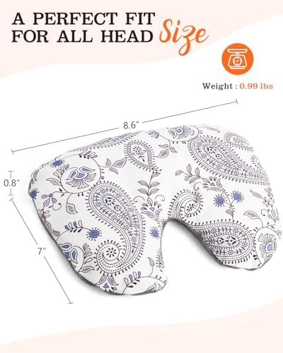 Weighted Sinus Mask, Warm Cold Compress Eye Mask for Dry Eyes, Migraine, Sinus Pressure Relief, Stress, Eye Pillow Microwavable Face Heating Pad for Puffy Eyes, Self-Care Gifts for Women (8x7 Inch)