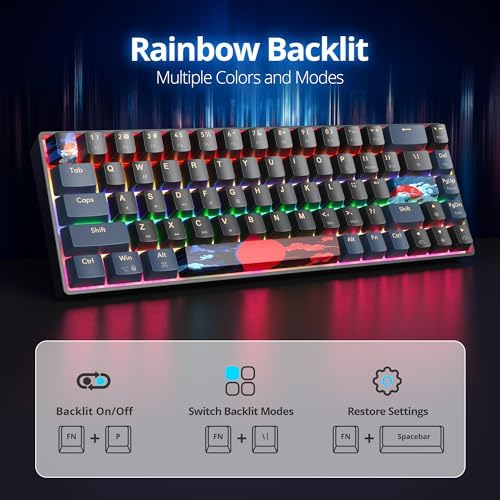 Owpkeenthy 60% Wired Mechanical Keyboard