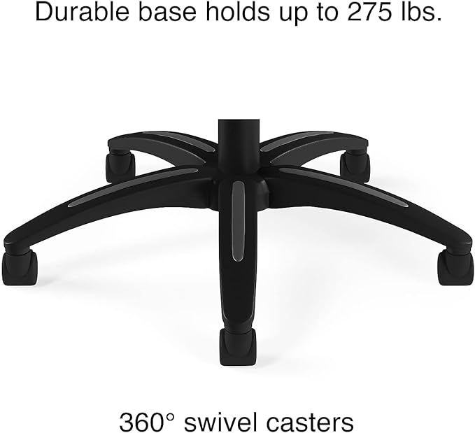 STAPLES Ergonomic Task Chair, Mesh, Black