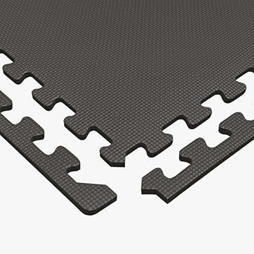 We Sell Mats 3/8" Thick Multipurpose EVA Foam Exercise Floor Mat, Interlocking Tiles, Anti-Fatigue for Home or Gym