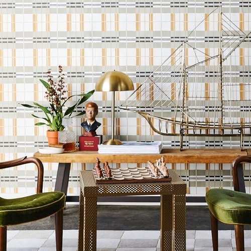 Novogratz x Globe 21" 2-Light Matte Brass Table Lamp