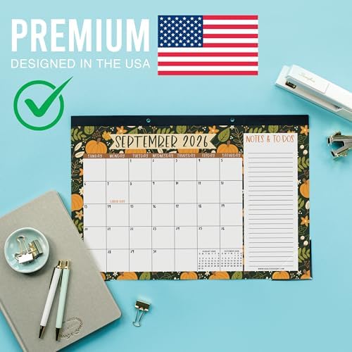 Large Desk Calendar 2026 - Desktop Calendar 2026-2027