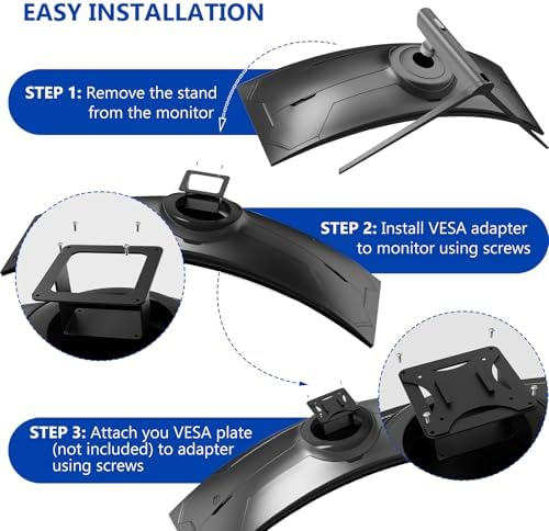 VESA Adapter Plate Bracket Compatible with Samsung Odyssey Neo G9, G65B