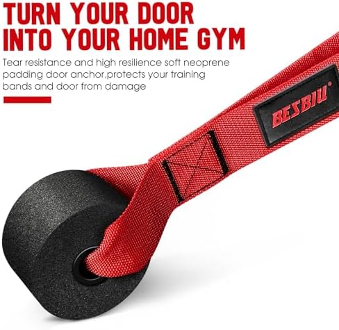 Heavy Resistance Bands for Working Out, 300lbs/360lb/420lb Exercise Bands Workout Bands with Handles, Door Anchor, Ankle Straps, Home Gym Workout Equipment for Men Fitness Strength Training Stretching