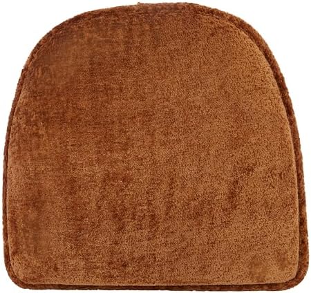 Klear Vu Raindrop The Gripper Non Slip Chair Cushions, Soft & Comfortable Seat Pad, Sitting Pillow for Kitchen, Dining or Office, 2 Count (Pack of 1), Spice