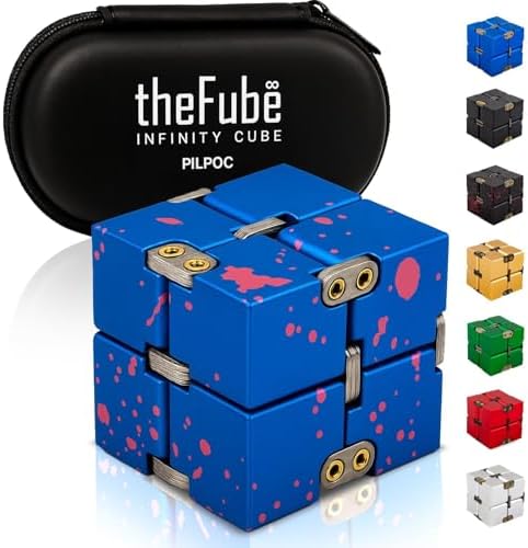 PILPOC theFube Infinity Cube Relieve Stress and Anxiety (Blue Pink)