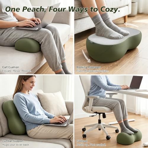 Foot Rest Under Desk, Ergonomic Memory Foam Under Desk Footrest