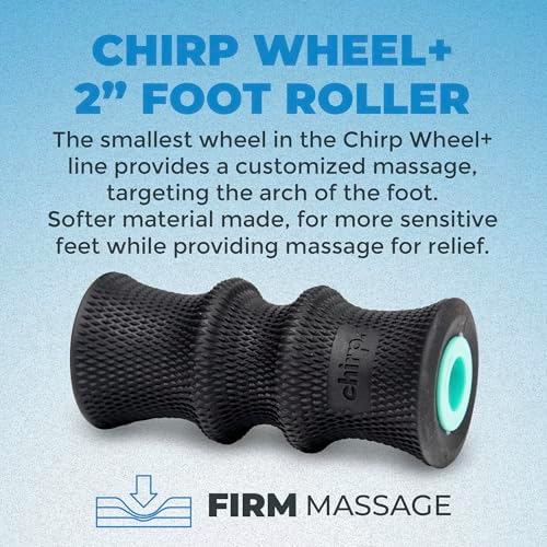 Chirp Foam Roller for Foot Massage and Pain Relief, Wheel+ 2" Foot Roller