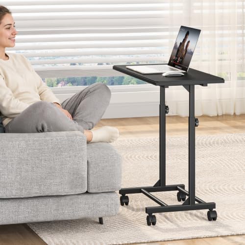 Snughome Mobile Keyboard Tray with Mouse Pad, Adjustable Keyboard Stand