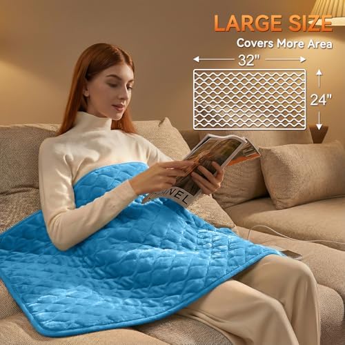 Focbeo King Size Heating Pad for Back 32"x24" Extra Large Heat Pad