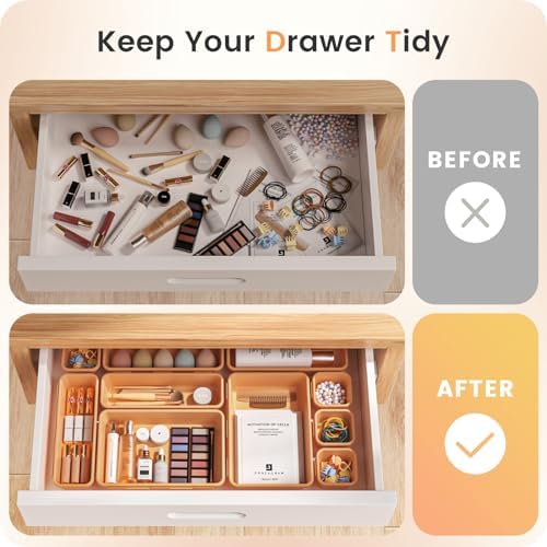 A-LuGei 【𝟓 𝐒𝐈𝐙𝐄 Tool Box Organizer Tray Divider Set Drawer Organizer