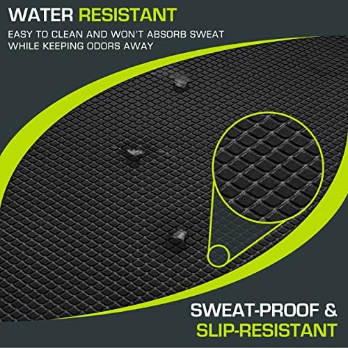 ProsourceFit Exercise Balance Pad – Large Cushioned Non-Slip Foam Mat & Knee Pad for Fitness, Stability Training, Physical Therapy, Yoga 15"x19", Black