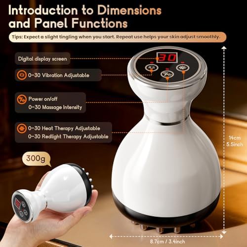 Red Light Lymphatic Drainage Massager Anti Cellulite Massage Tool