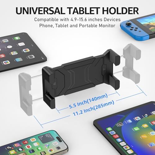 Urmust Tablet Wall Mount Holder for iPad, 4.7-15.6"