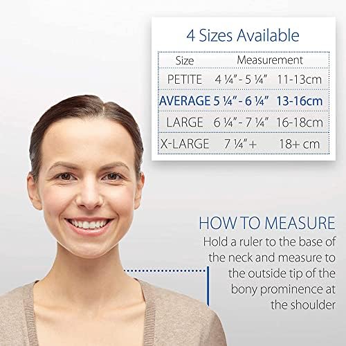 Therapeutica LITE Ergonomic Cervical Pillow for Neck Pain Relief, AVG, WH