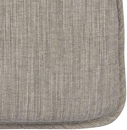 Klear Vu Raindrop The Gripper Non Slip Chair Cushions, Soft & Comfortable Seat Pad, Sitting Pillow for Kitchen, Dining or Office, 4 Count (Pack of 1), Salinger Gray