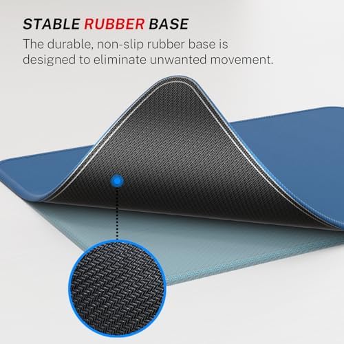 MROCO Essential Office & Gaming Mouse Pad, 8.5 x 11 Inch, Navy Blue