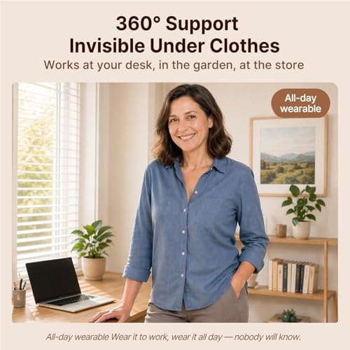 Fit Geno Invisilite Posture Corrector for Women Adjustable Upper Back Brace
