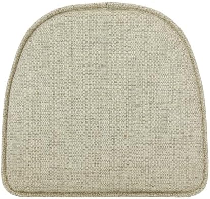 Klear Vu Raindrop The Gripper Non Slip Chair Cushions, Soft & Comfortable Seat Pad, Sitting Pillow for Kitchen, Dining or Office, 8 Count (Pack of 1), Linen