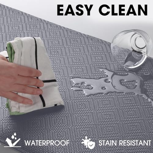 Anti-Fatigue Kitchen Mats for Floor Standing and Comfort Desk Mats 17"x39"