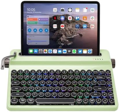 YUNZII QL75 Retro Typewriter Hot Swap RGB Keyboard (Green, Onyx Switch)