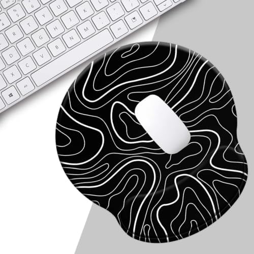 Mouse Pads for Desk, Ergonomic Mouse Pad with Wrist Rest Gaming Mousepad