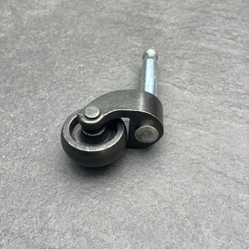 1" Swivel Stem Ball Caster Wheel, Zinc Alloy Castor for Furniture,Vintage Black,353lbs, Pack of 4